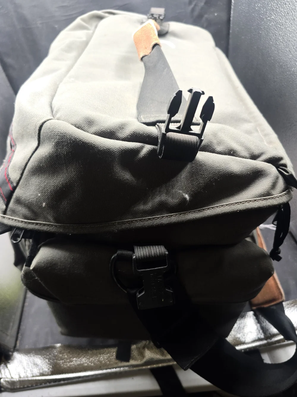 Olive Green Men's Duffel/Camera Bag